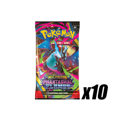 10x Phantasmal Flames Booster Pack Bundle
