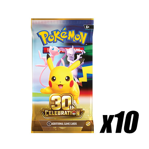 10x 30th Celebration Booster Pack Bundle