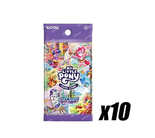 10x KAYOU My Little Pony Discord Booster Pack Bundle