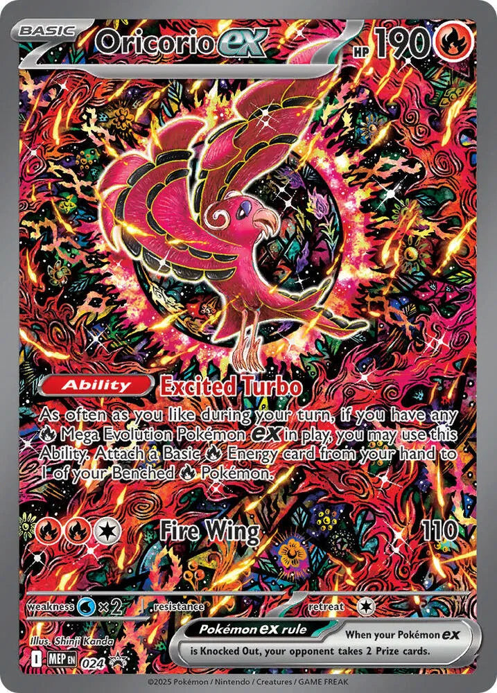 Oricorio ex 024 Mega Evolution Promo