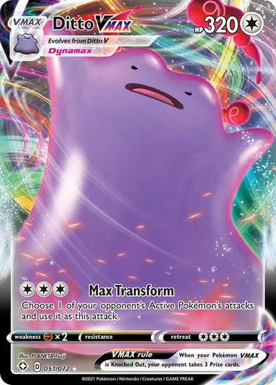 Ditto VMAX 051/072 Shining Fates