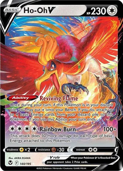 Ho-oh V 140/195 Silver Tempest