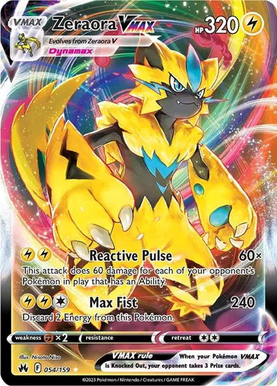 Zeraora VMAX 054/159 Crown Zenith