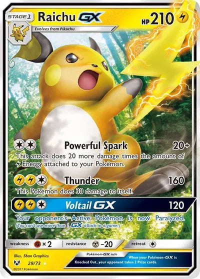Raichu GX 29/73 Shining Legends