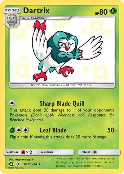 Dartrix SV3/SV94 Hidden Fates