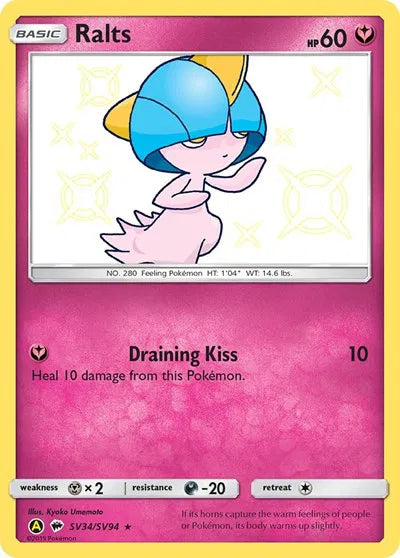 Ralts SV34/SV94 Hidden Fates