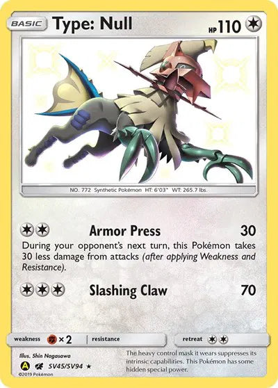 Type: Null SV45/SV94 Hidden Fates