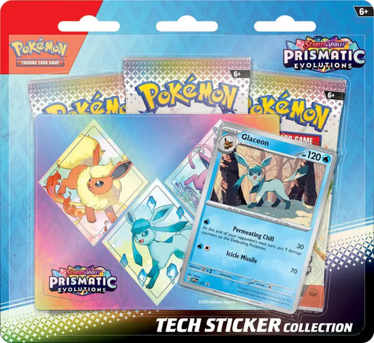 Prismatic Evolutions Tech Sticker Collection (Glaceon)