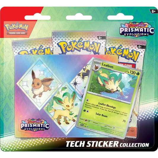 Prismatic Evolutions Tech Sticker Collection [Leafeon]